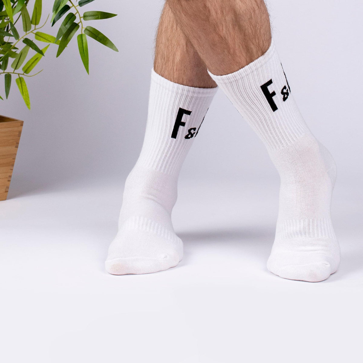 Sport Tennissocken Schwarz Detail